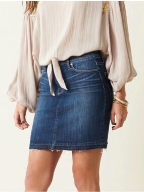 Paige Dabney Released Hem Denim Skirt